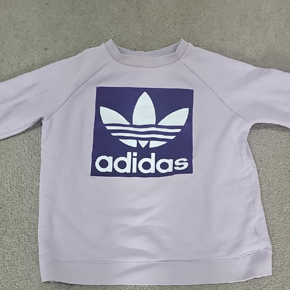 Adidas Women's Pink and Lavender Sweatshirts - Picture 3 of 4